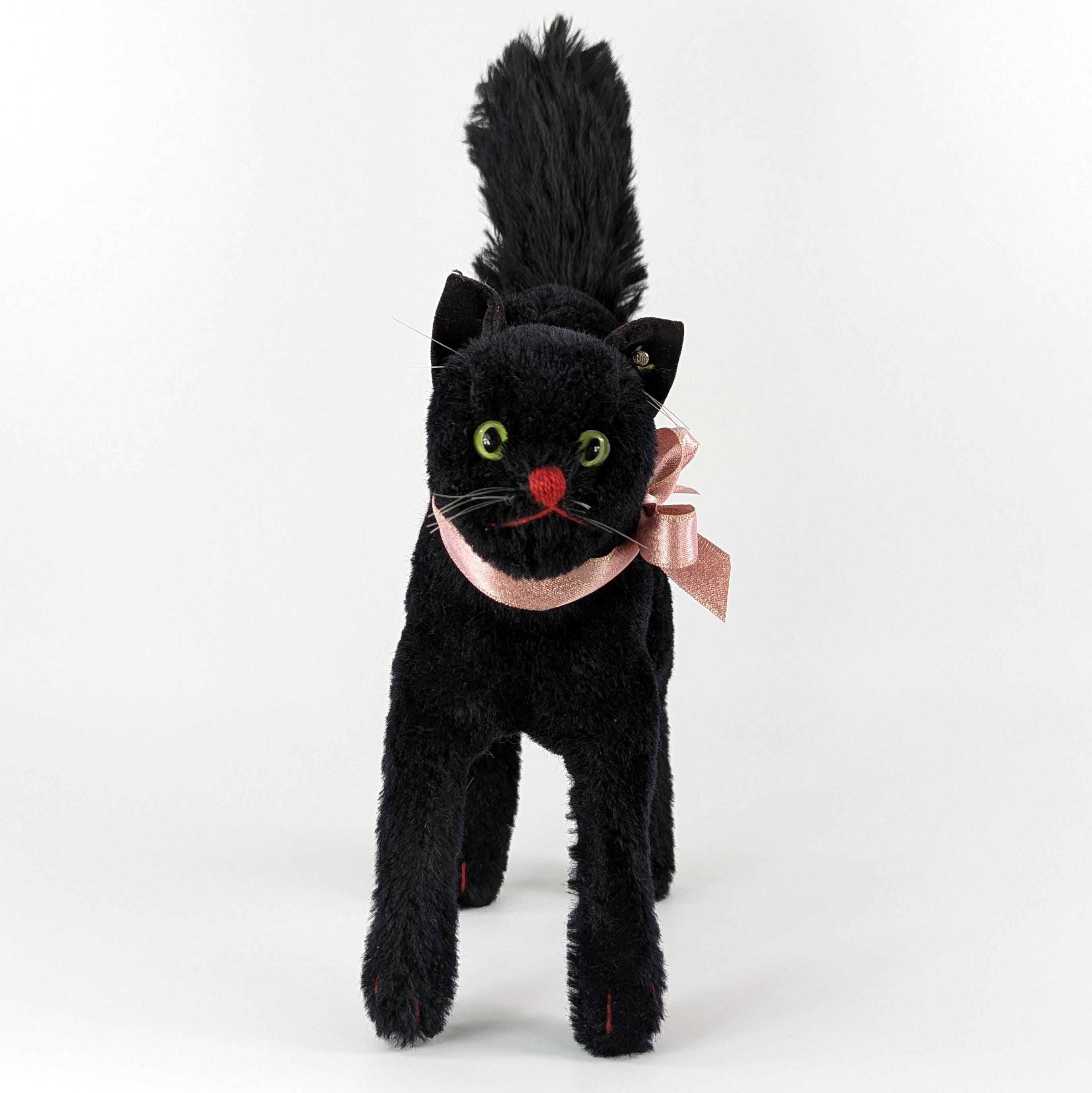 シュタイフ ブラック トム キャット ID 付き 最大 9 インチ