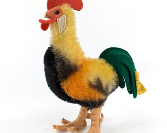 Vintage Steiff Rooster / Steiff Studio Life Sized Rooster / Steiff