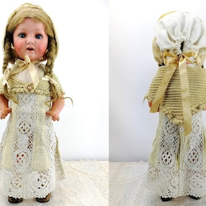 Antique 1920s German character doll Heubach Koppelsdorf large 19 inches image 4