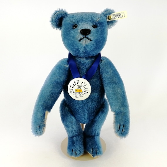 Steiff 青いテディベアBelglan Beach Bear Steiff 青いテディベアBelglan Beach Bear Steiff 青い