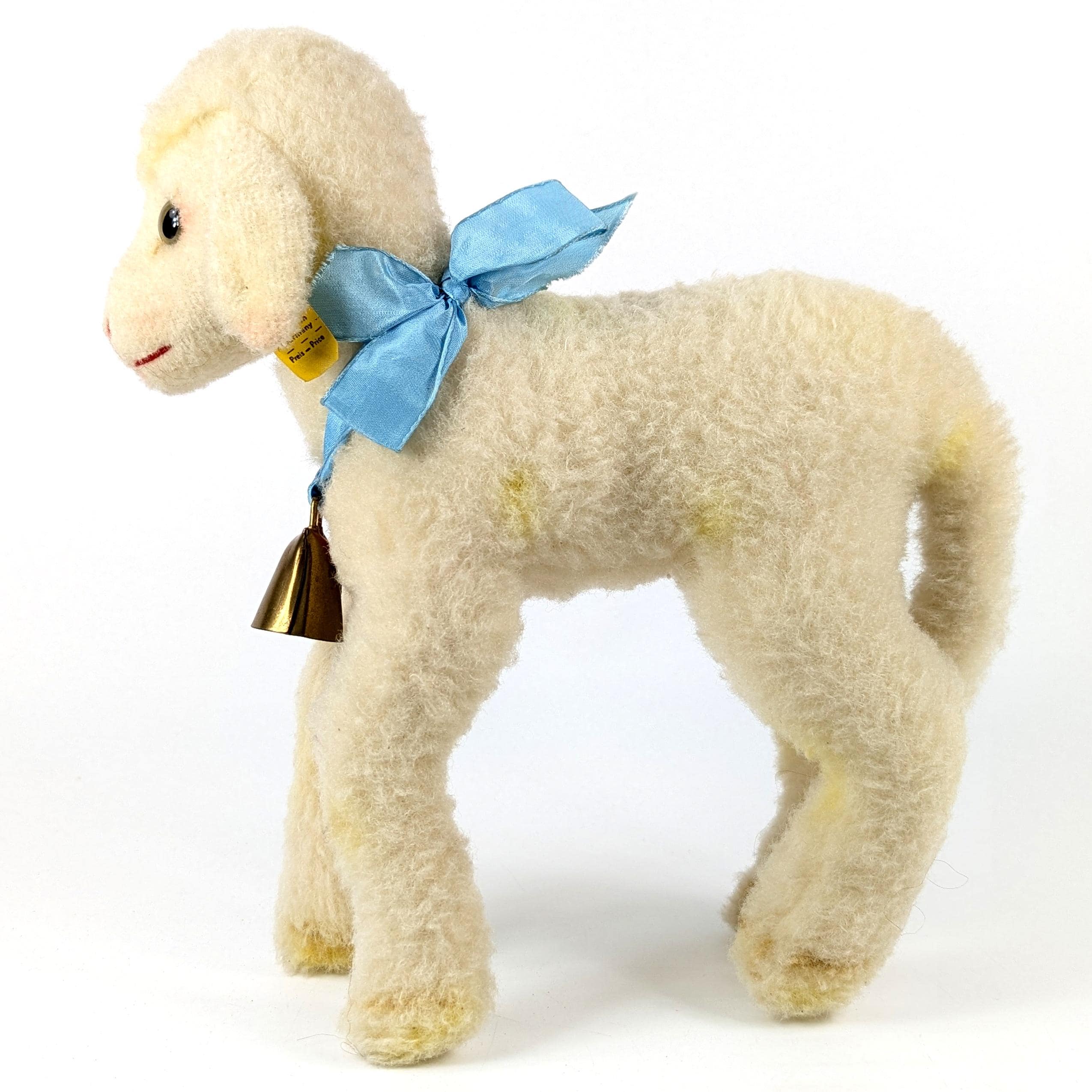 Steiff Lamb All Ids Second Largest 11 Inches Vintage 1968 Produced