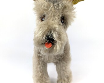 シュタイフ シュナウザー テッシー 9インチ ヴィンテージ 1965～1967年