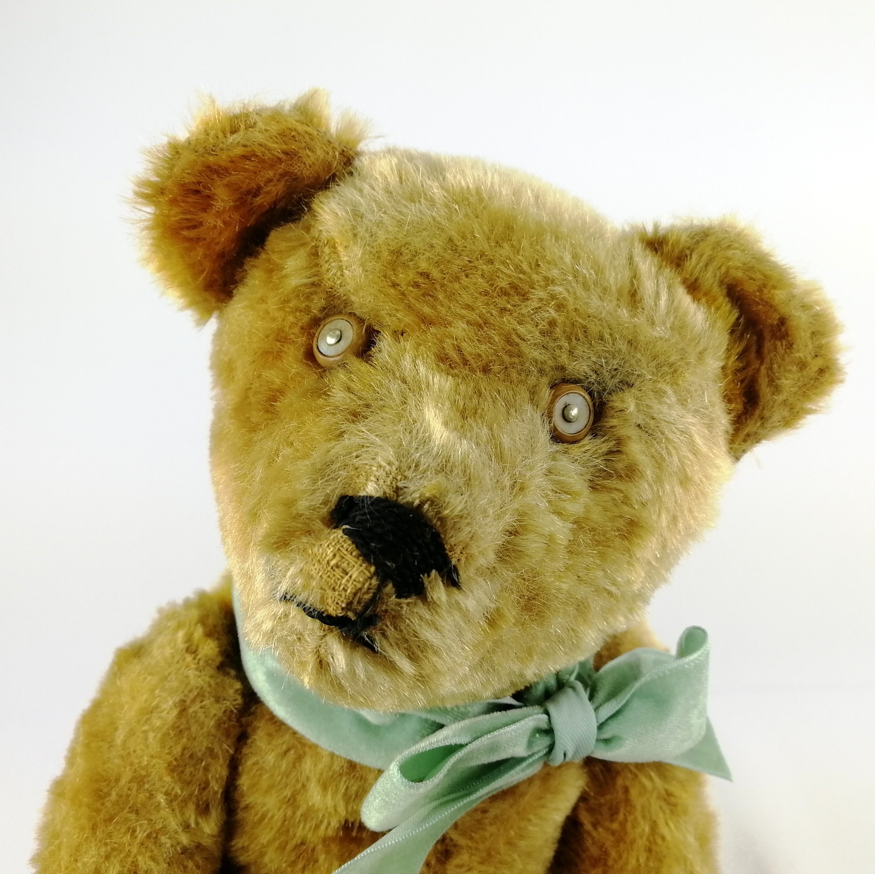 Early Teddy Bear Rare Cinnamon Mohair 1930s to 1940s Unknown