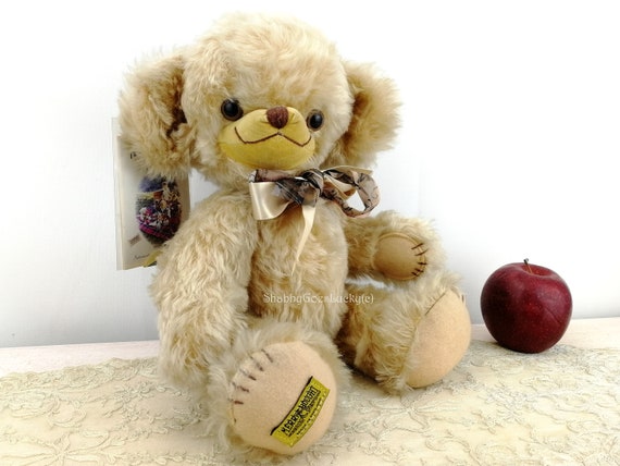 Merrythought Teddy Bear Corn Silk Cheeky 15 Inches Ltd - Etsy Canada