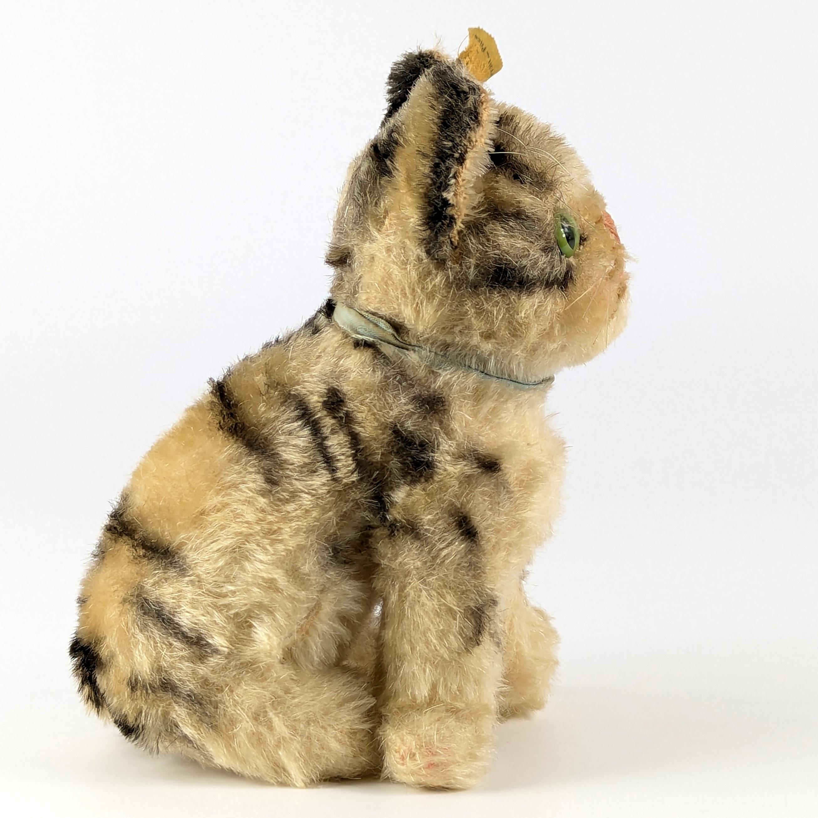 Steiff Cat Susi With Ids Sitting Produced 1965 to 1967 Midi Size 5