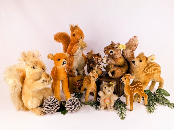 Steiff Squirrel Possy All Ids Smallest 4 Inches Vintage 1965 to