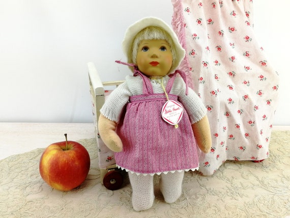 Kathe Kruse Baby Doll Vintage 1980s Small 10 Inches Etsy