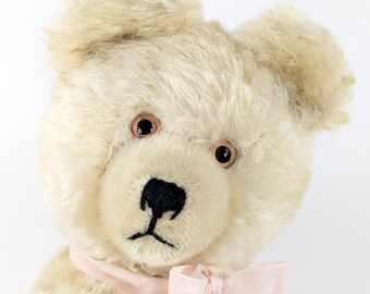 Ancien Ours En Peluche - Allemagne 1950-60 - 50 Cm - Rare
