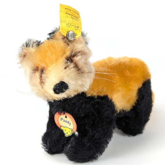 Steiff Red Indian Panda All Ids Smallest 4 Inches Vintage 1963 to
