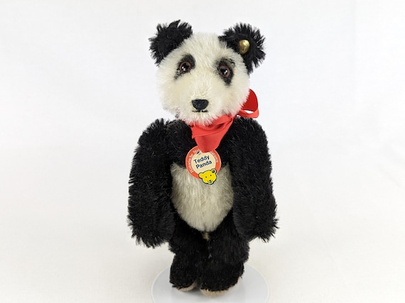 Steiff Panda Teddy Bear Small 6 Inches With Ids Vintage 1993 to