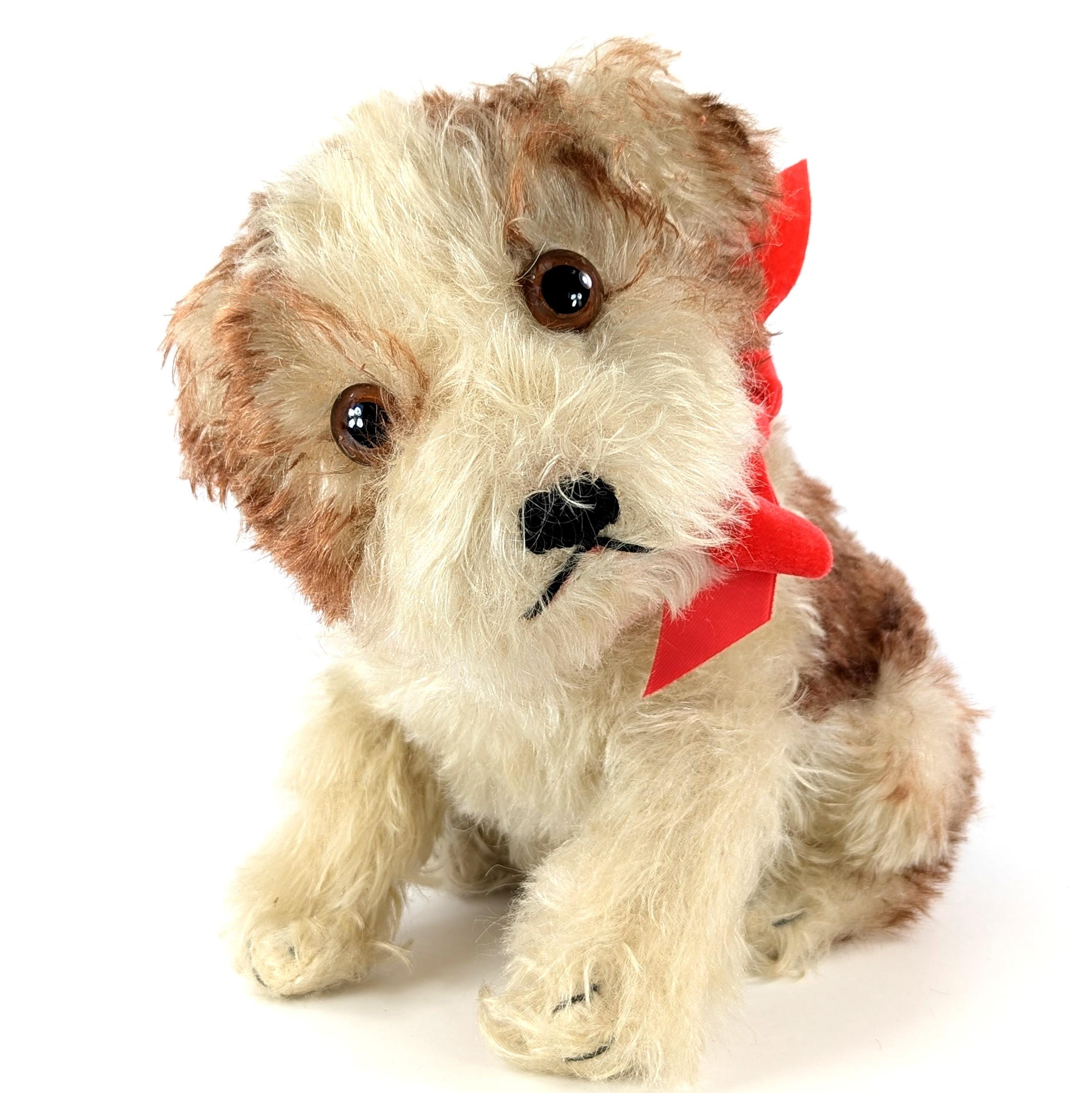 【アンティーク】シュタイフ　犬のぬいぐるみ　Molly Puppy　Steiff Steiff Puppy Dog Molly Large 10 Inches Sitting Vintage 1949 to