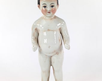 Antique Frozen Charlotte Tiny Miniature Bisque 1