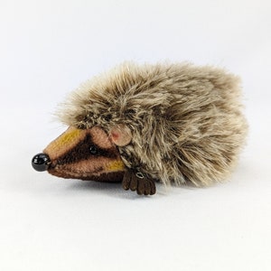 Steiff Hedgehog Joggi with Ear Button 5 inches vintage 1968 to 1985 produced