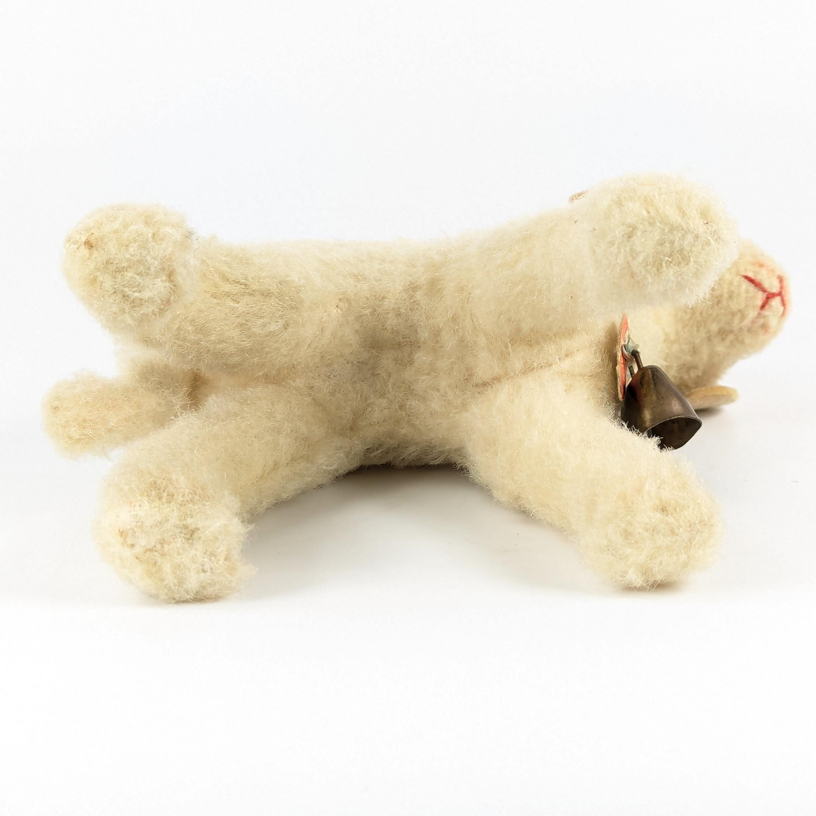 Steiff Lamb With ID Vintage 1953 to 1964 Produced Standing 6