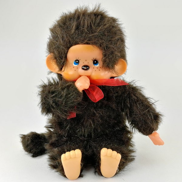 Vintage Monchhichi 1980er Jahre midi großer 13 Zoll Affe