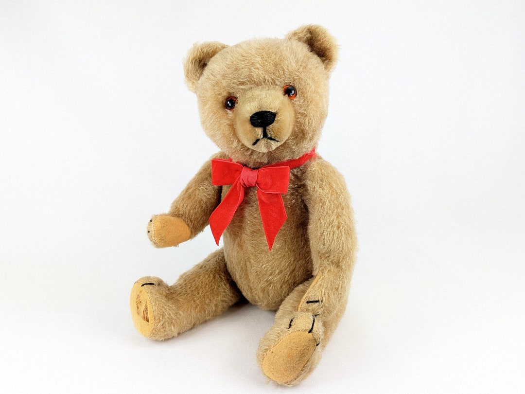 ドイツアンティークHermann Teddy 人形 Vintage Bear Made by Hermann Teddy in 1950s Germany 16 Inches Tall