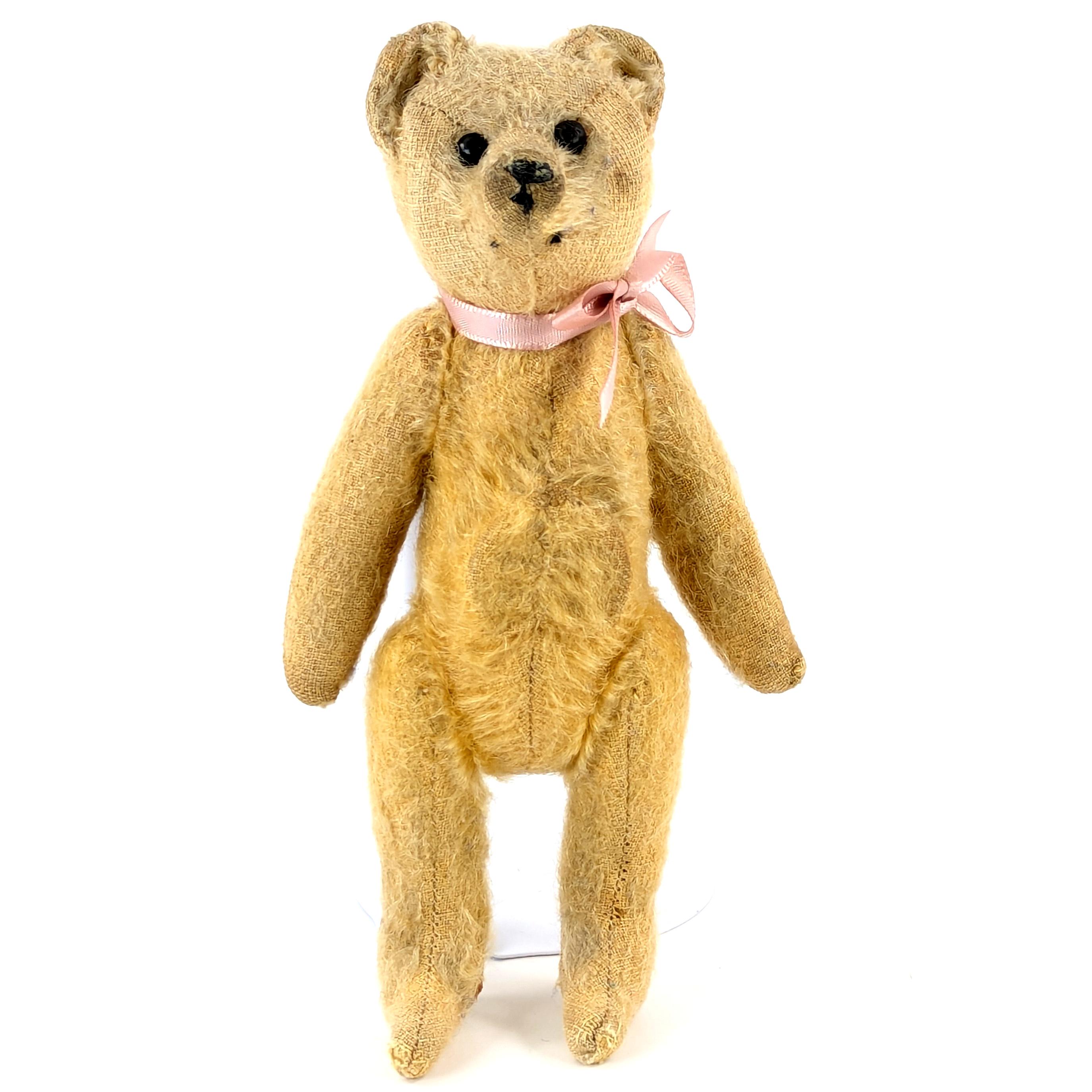 アンティークテディベア スモール 7インチ 1910～1920年代製造 シュー