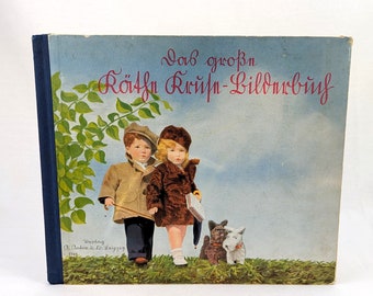 Het grote Kathe Kruse prentenboek uit de jaren 40 met 12 kleurenlitho's en gedichten