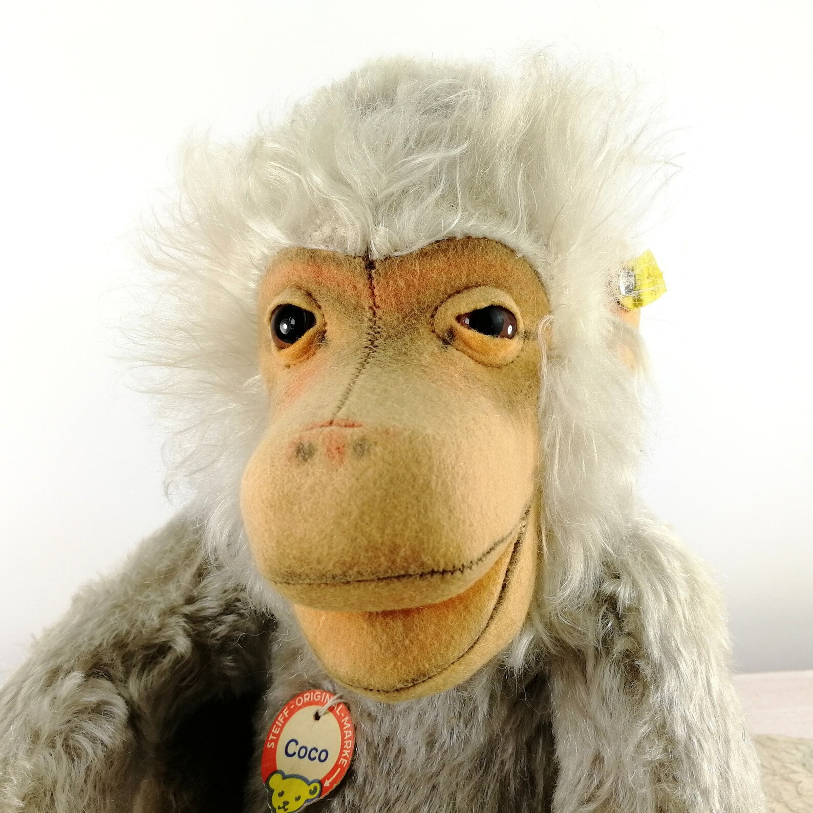 Steiff Baboon Coco with all IDs 14 produced 1951 to 61 | Etsy