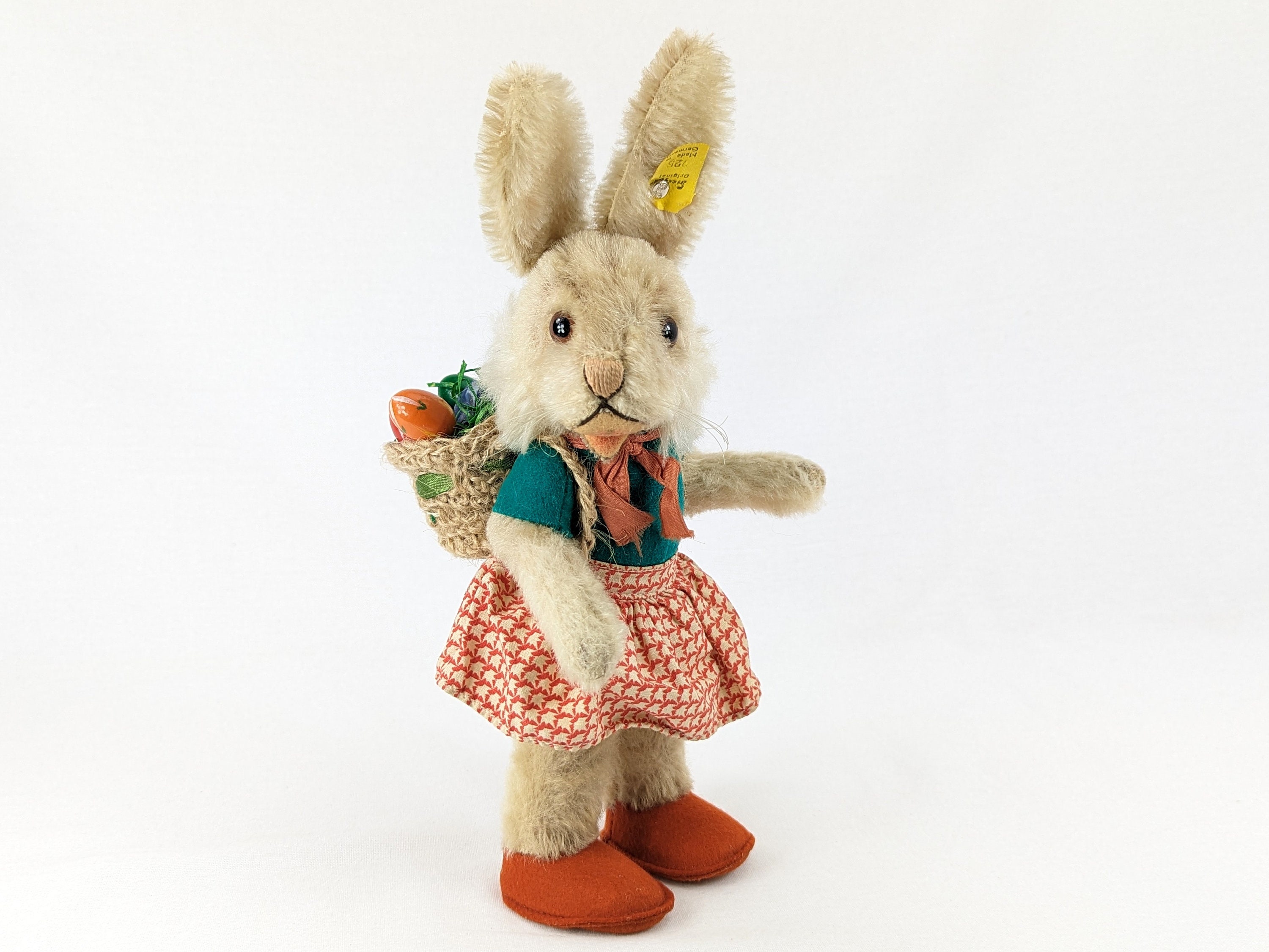 Steiff Rabbit Doll Girl Nikili With Ids 1954 to 1957 Vintage Steiff Rabbit Doll Girl Nikili With Ids 1954 to 1957 Vintage