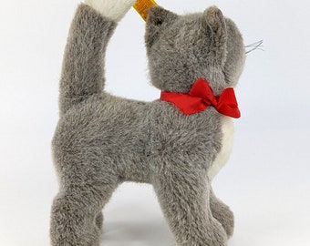 Steiff Cat Cattie With Ids Smallest 7 Inches Standing Vintage 1984