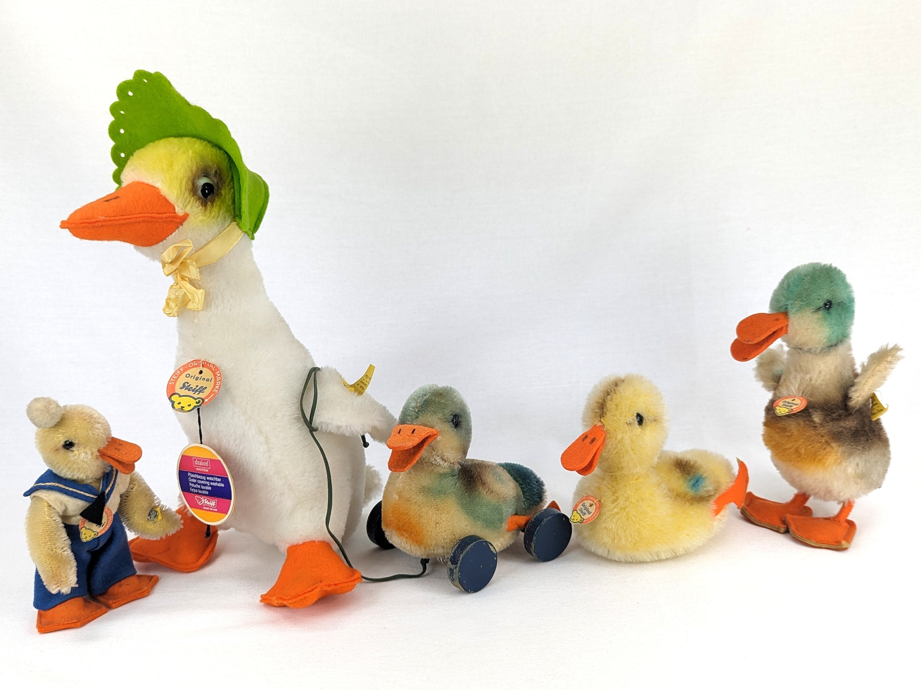 シュタイフ プレイダック イエロー 全ID 小型 5インチ ヴィンテージ