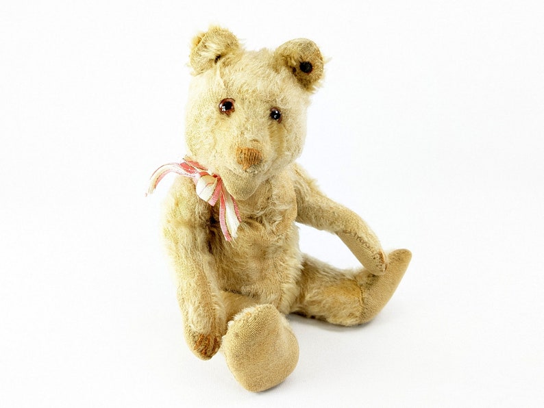 Steiff Teddy Baby Bear with ff button 10 inches 1930 to 1936 image 1