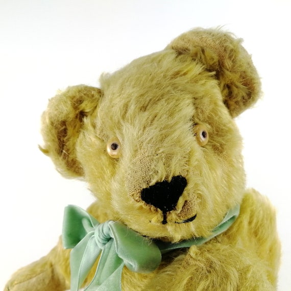 Early English Teddy Bear 1910s to 1920s Well Loved Restored
