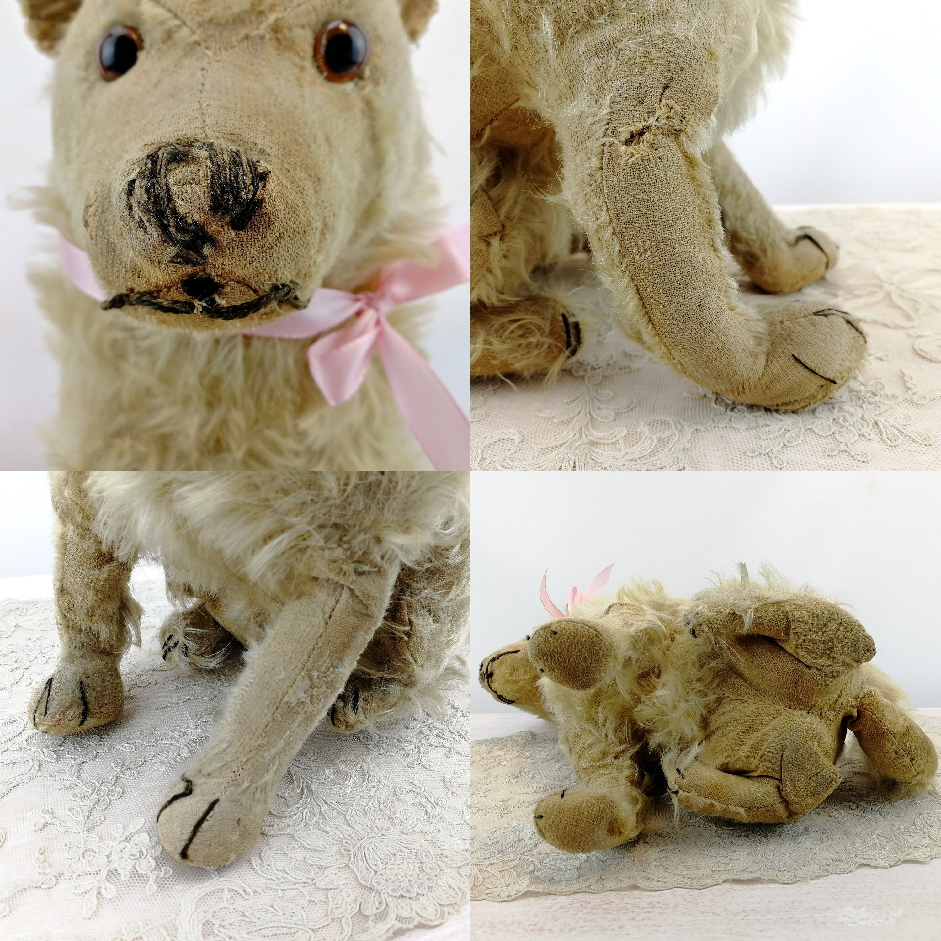 シュタイフ 犬 チャウチャウ ヴィンテージ Steiff ドイツ シュタイフ・ドッグ・チャウチャウ戦前1928年から1931年まで、座った