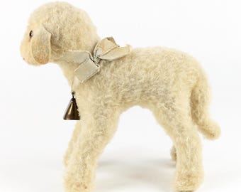 Steiff Lamb With ID Vintage 1953 to 1964 Produced Standing 6