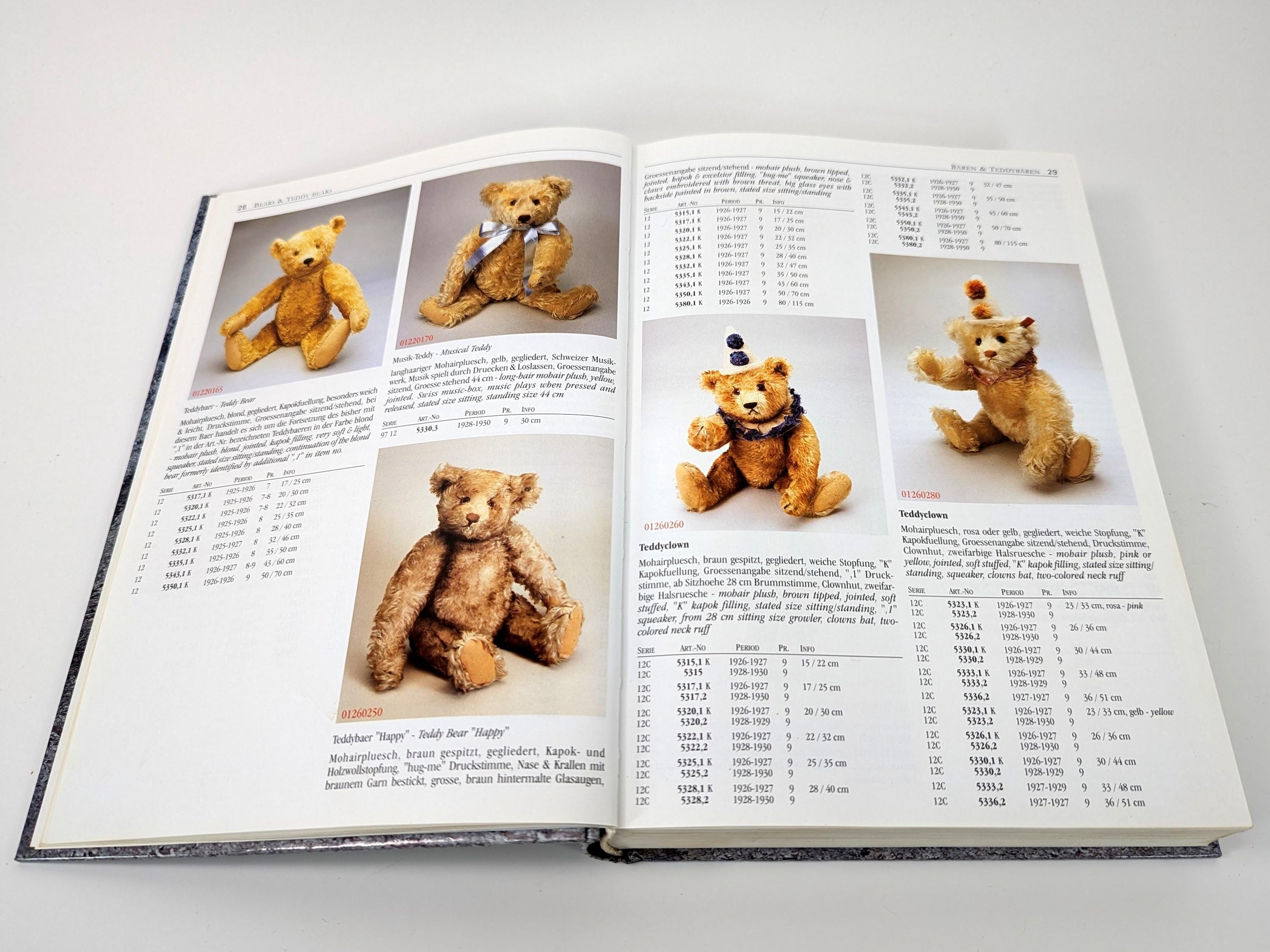 Steiff Assortment 1892 to 1943 by Gunther Pfeiffer Standard