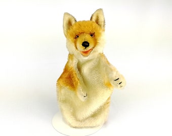 Steiff Fox Hand Puppet vintage 1952 to 1963 produced only