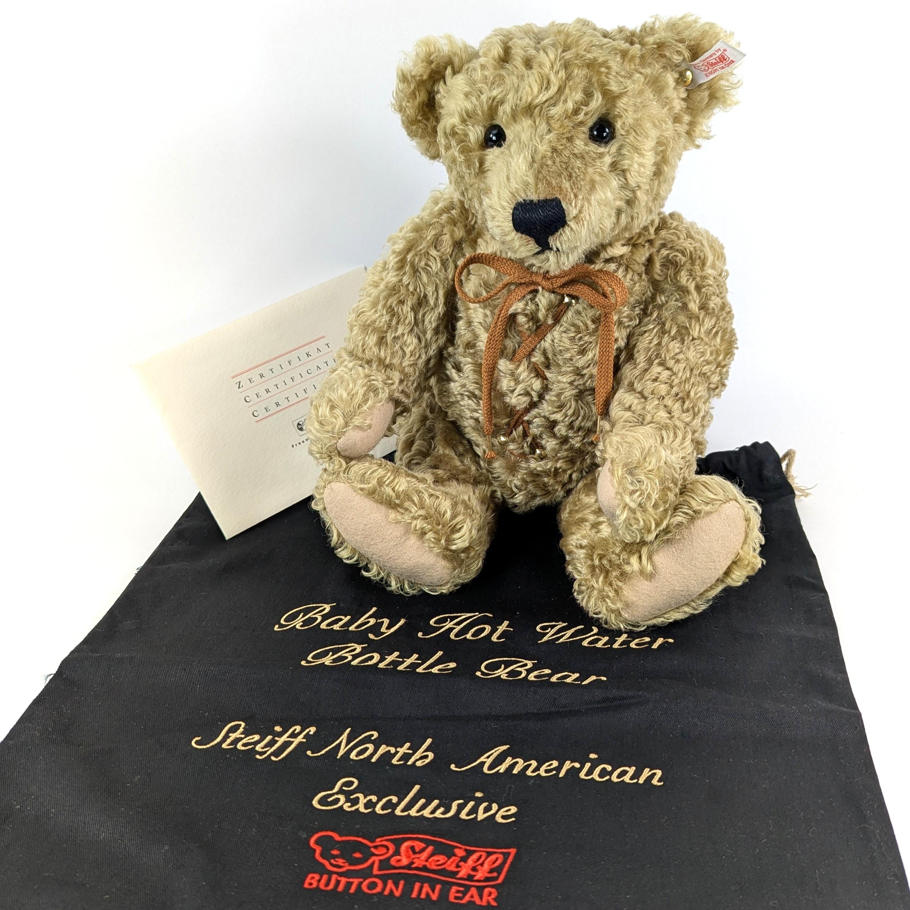 シュタイフ   1986 Alice & HerFriends Steiff Baby Hot Water Bottle Bear 1907 Limited Edition 14 Inches