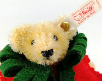 シュタイフ ヴィンテージ クリスマスオーナメント テディベア 2000年