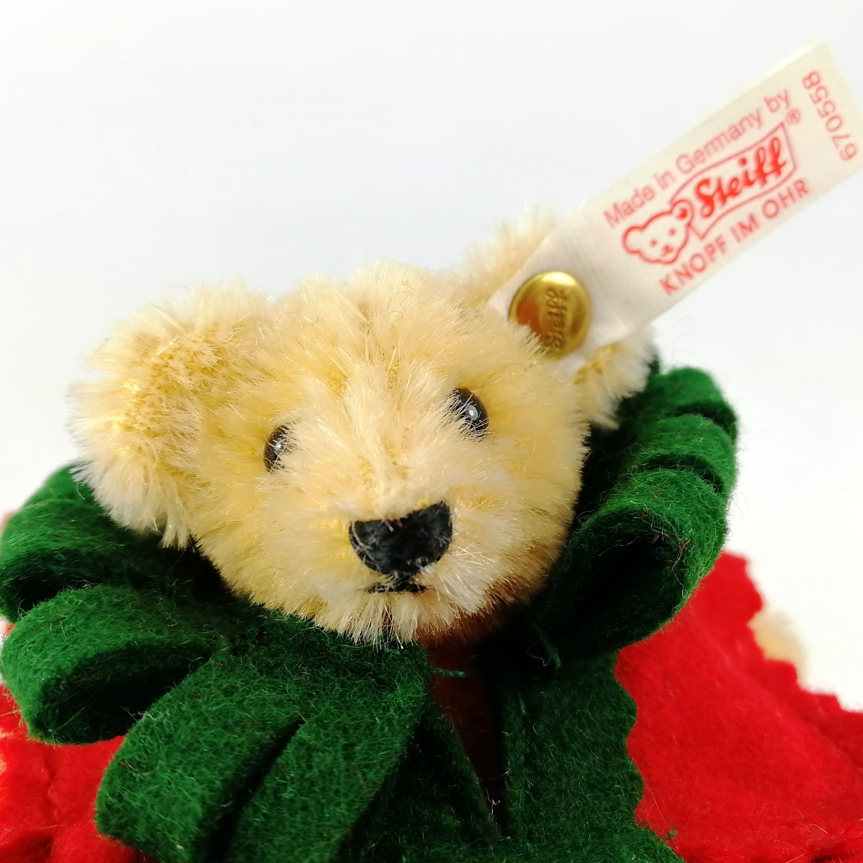 シュタイフ ヴィンテージ クリスマスオーナメント テディベア 2000年