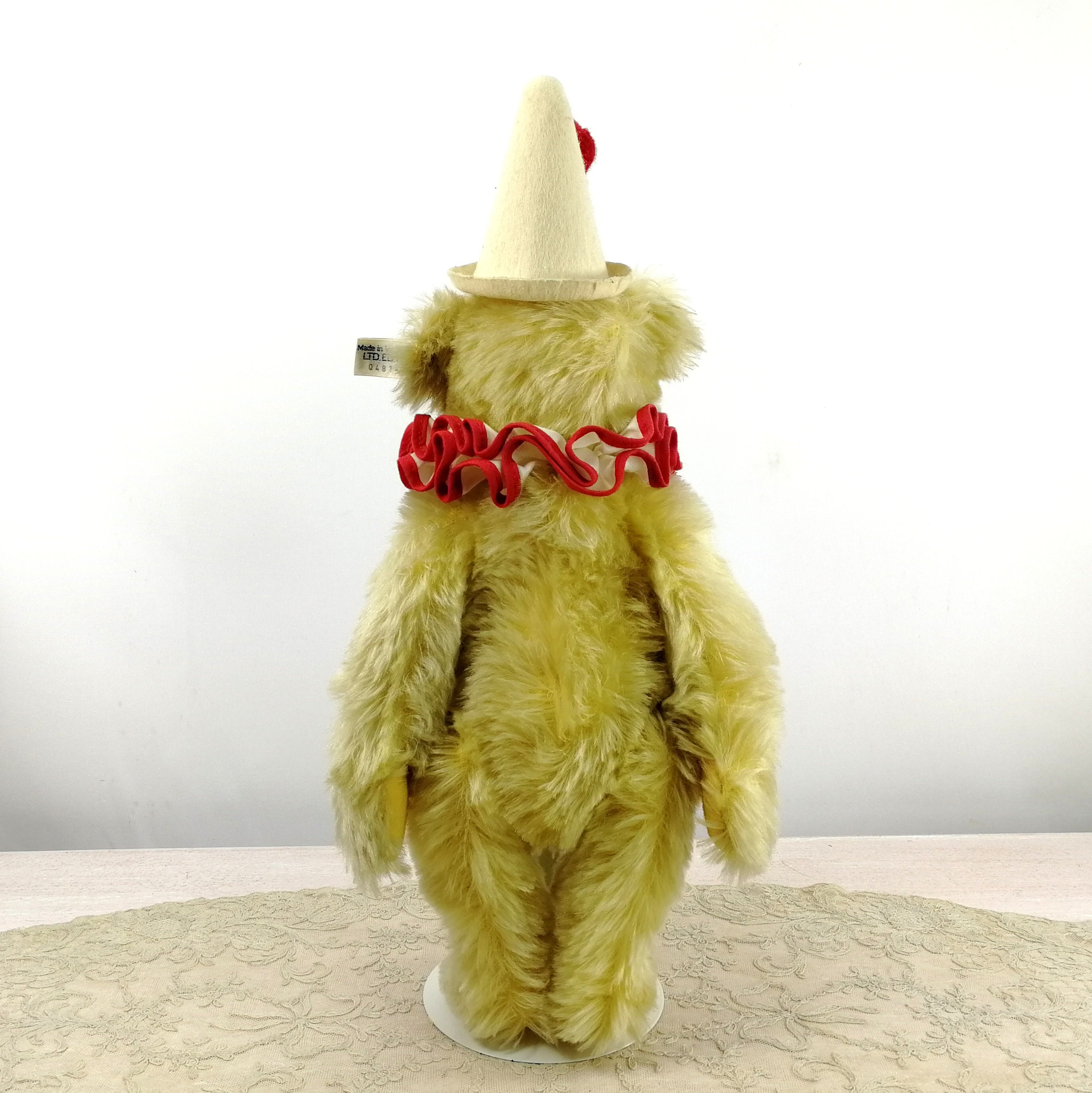 Steiff Teddy Clown 1926 Replica All Ids 13 Inches Vintage Steiff Teddy Clown 1926 Replica All Ids 13 Inches Vintage