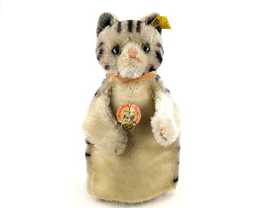 ビンテージ シュタイフ Tabby キャット 猫 下から2番目サイズ ②