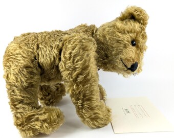 Steiff Teddy Bear 1907 With Hot Water Bottle Inside 20 Inches True