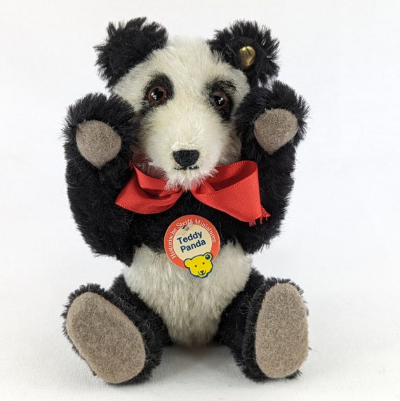 Steiff Panda Teddy Bear Small 6 Inches With Ids Vintage 1993 to