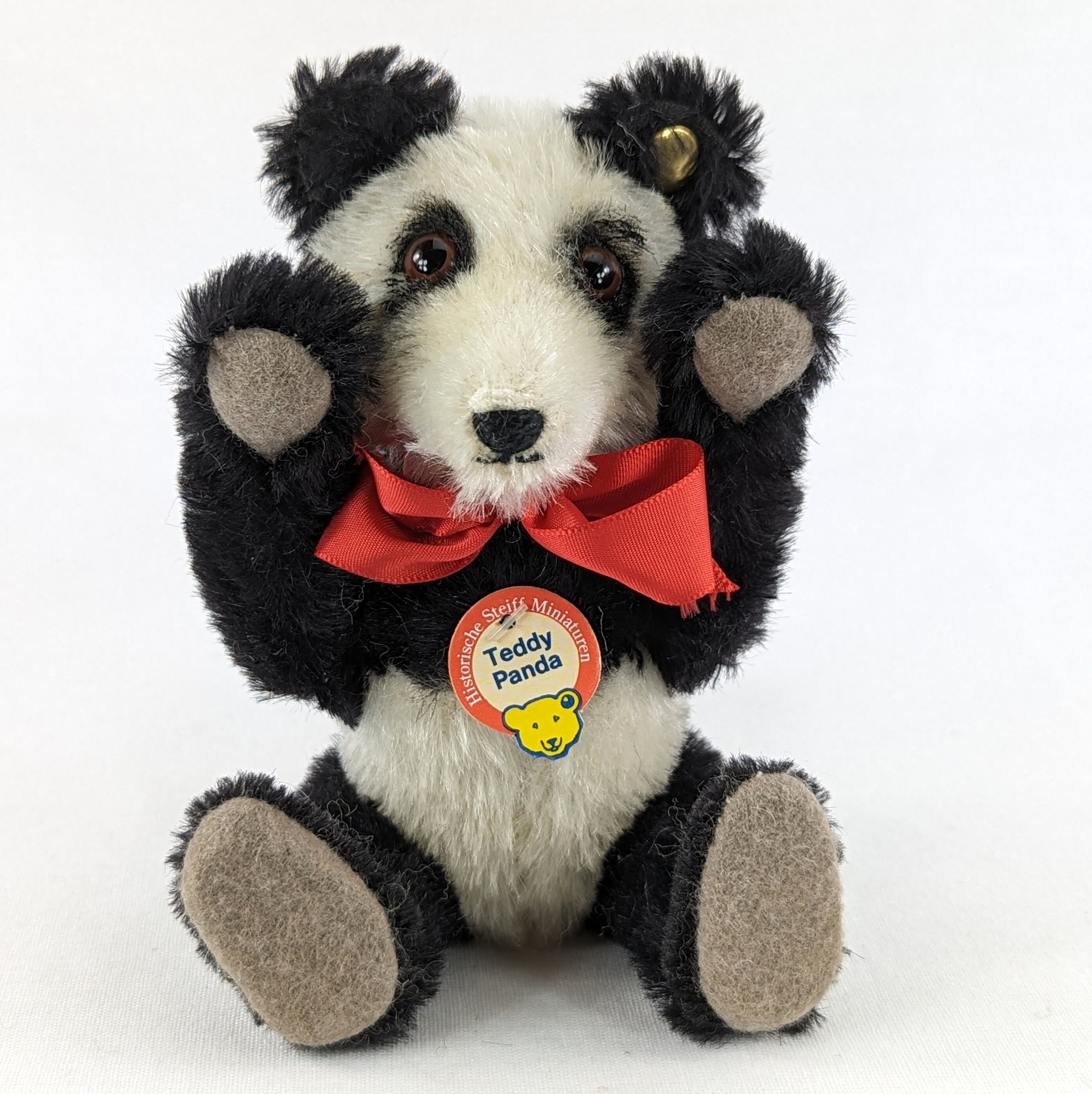 Steiff Panda Teddy Bear Small 6 Inches With Ids Vintage 1993 to