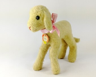 Steiff Lamb with ID 9 inches vintage 1948 to 1964