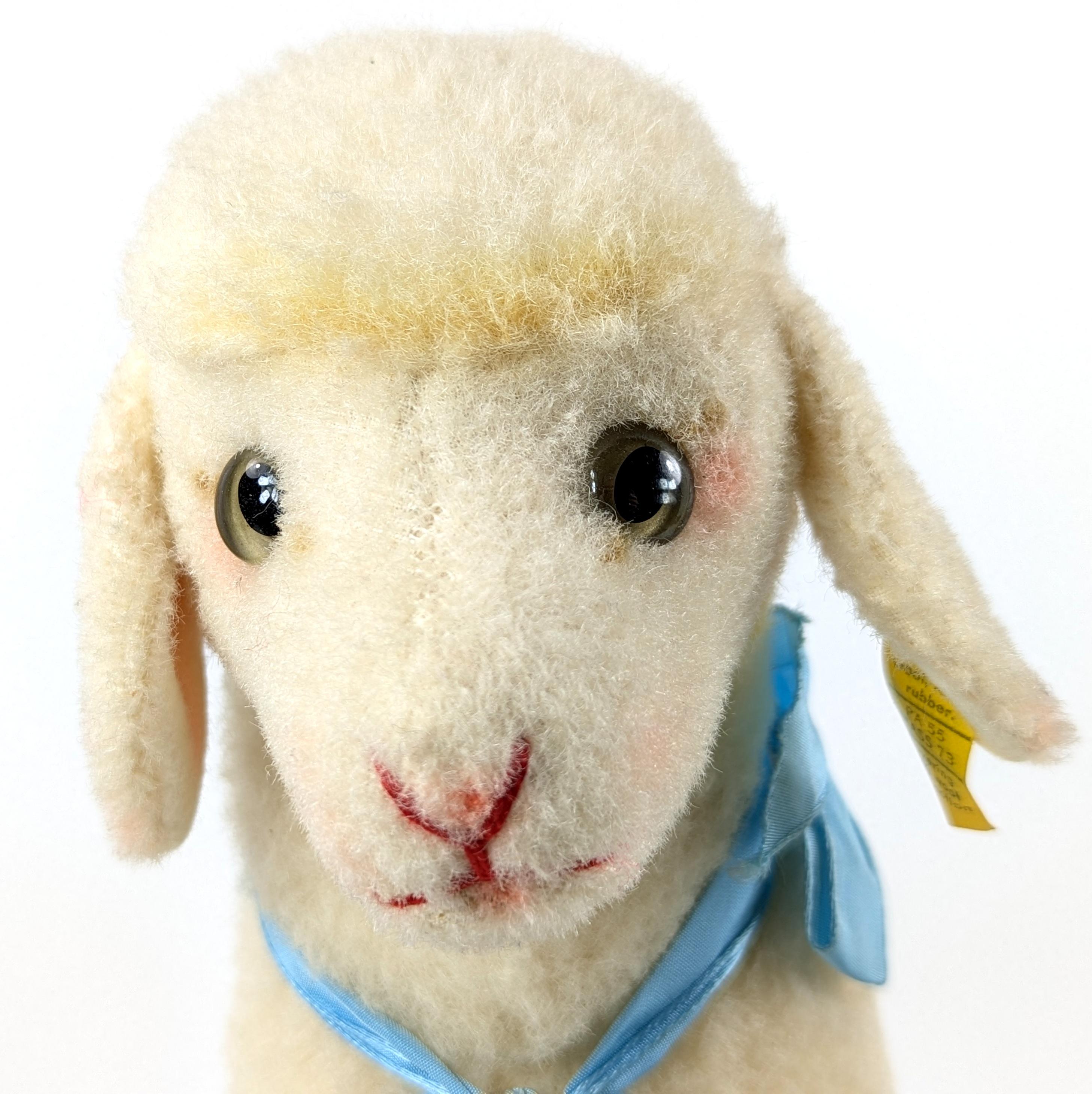 Steiff Lamb All Ids Second Largest 11 Inches Vintage 1968 Produced