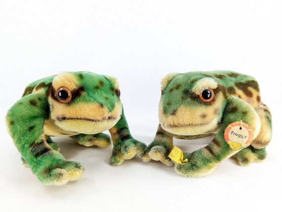 Steiff Frog Large 8 Inches Long Vintage 1960 to 1964 -  Canada