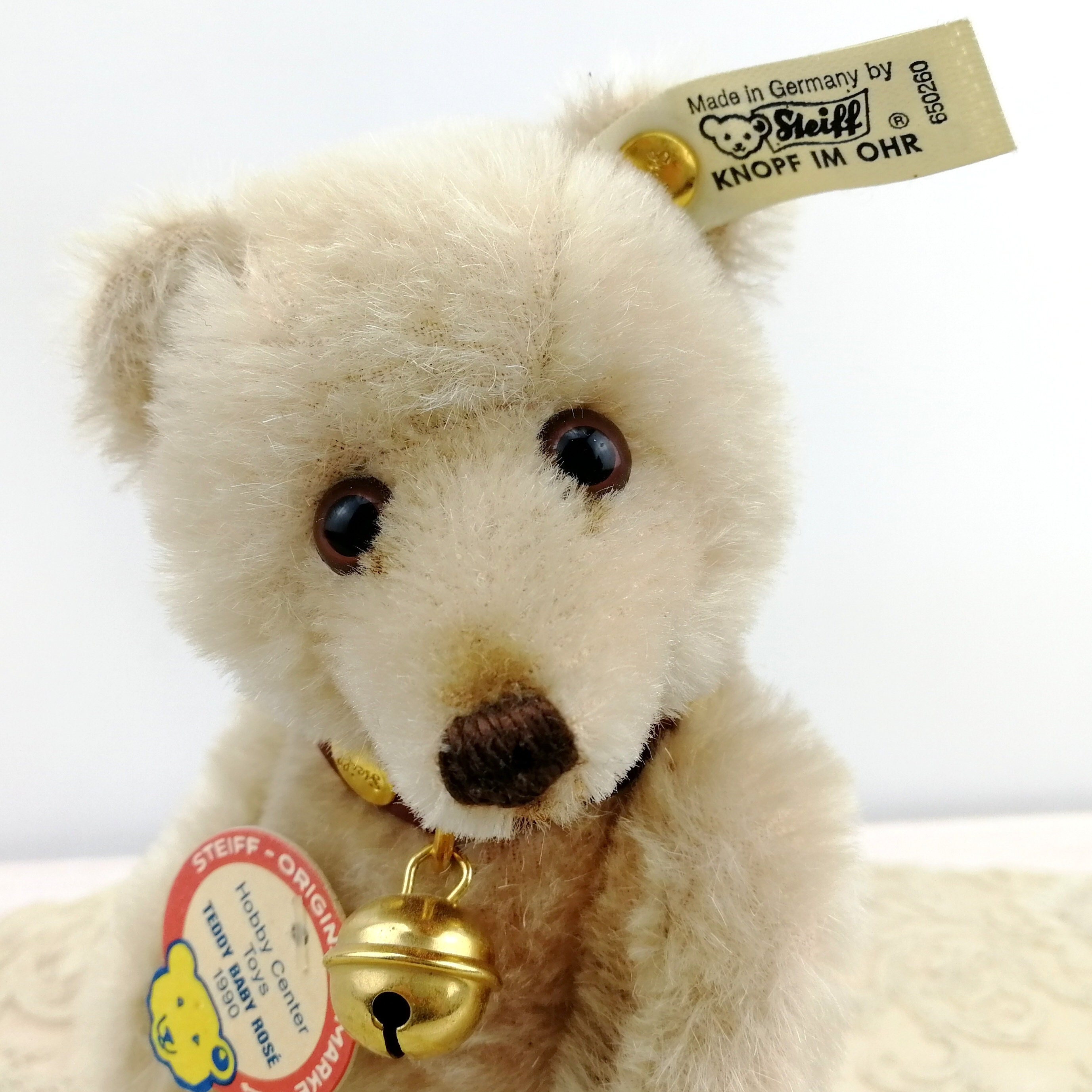 シュタイフ テディ ベビー ローズ 1990年限定1000体 最高の状態 7