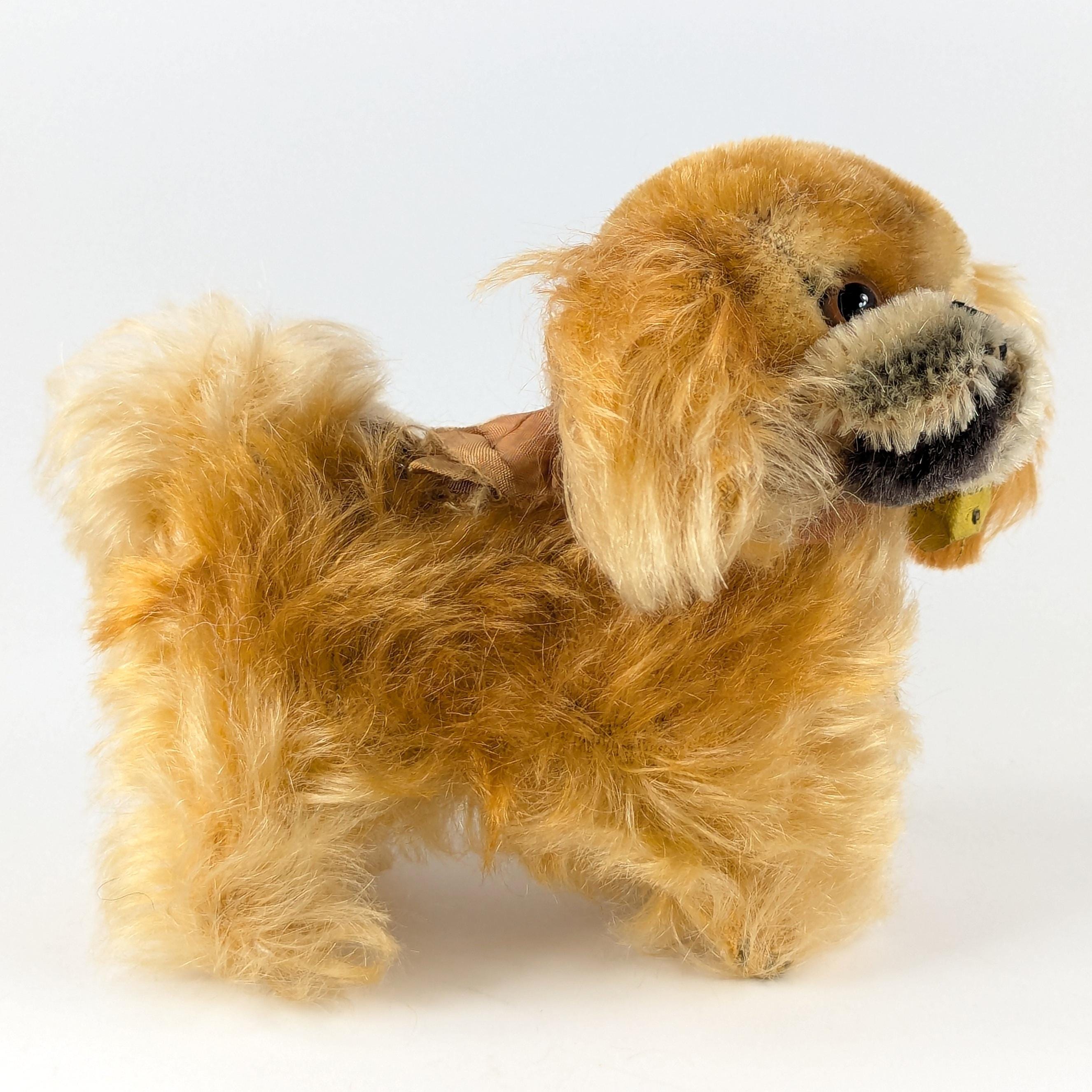 Steiff Dog Pekinese All Ids Vintage 1965 to 1967 Produced Second