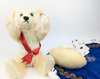 シュタイフ テディベア キング ルートヴィヒ ウィズ スワン 14インチ