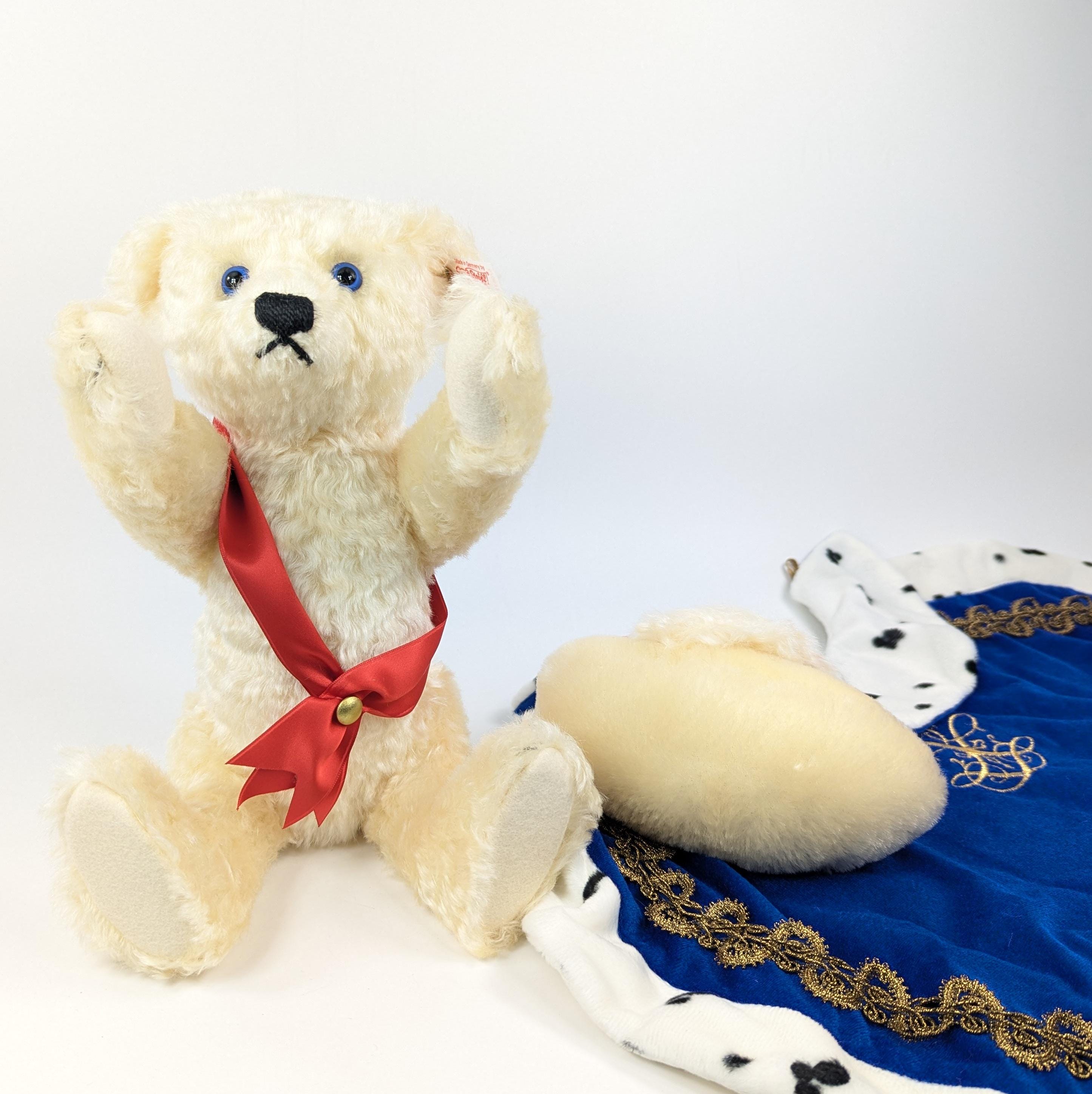 シュタイフ テディベア キング ルートヴィヒ ウィズ スワン 14インチ