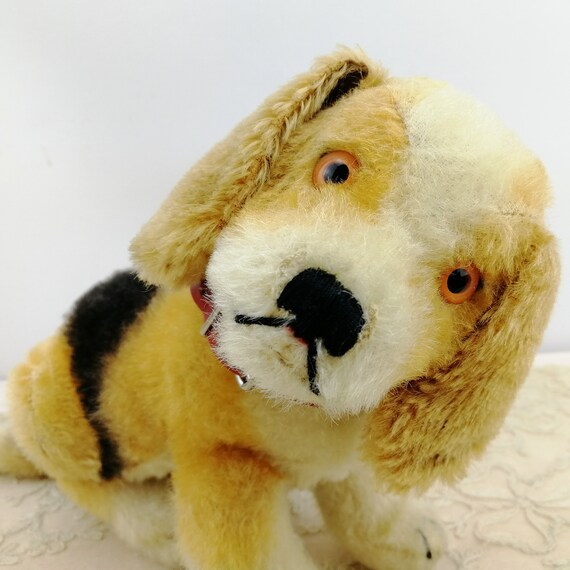 Steiff ビーグル犬のビギー 限定版 約15cm ヴィンテージ シュタイフ ビーグル 7インチ ID 付き 1965~1967