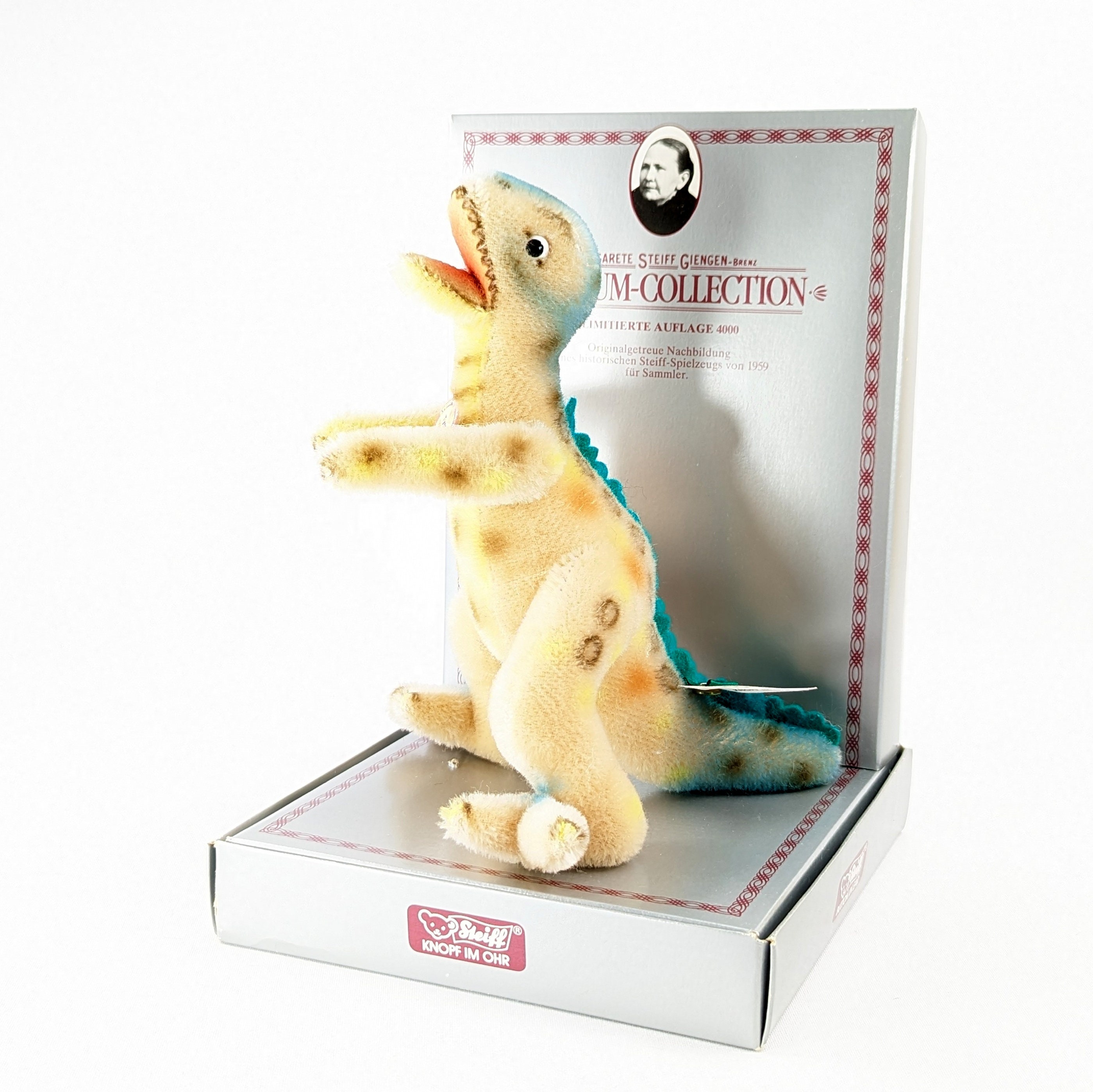 Steiff Tyros Tyrannosaur 1959 Museum Collection Replica Made