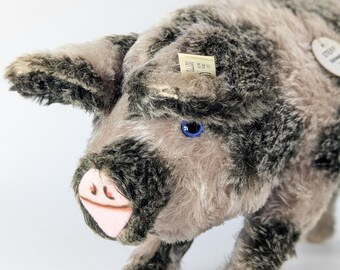 Steiff 1926 Spotted Pig Replica Vintage 1995 Produced 14 Inches